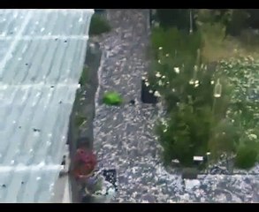 Hagel-Unwetter in Krefeld am 30. Mai 2008 5:45 Uhr