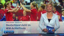 Fußball-WM der Frauen: Deutsche Nationalmannschaft erreicht Achtelfinale