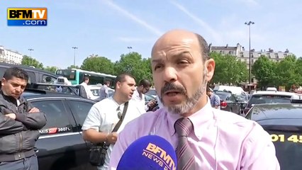 Les taxis parisiens veulent que "le gouvernement applique les lois"