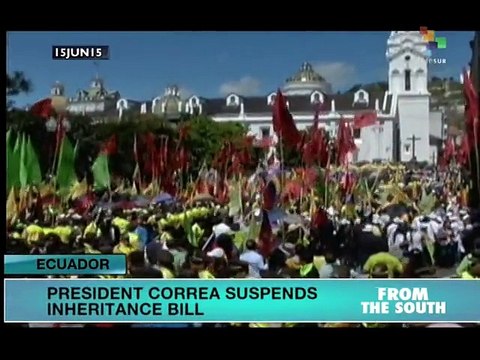 From the South - Ecuador Suspends Controversial Taxes
