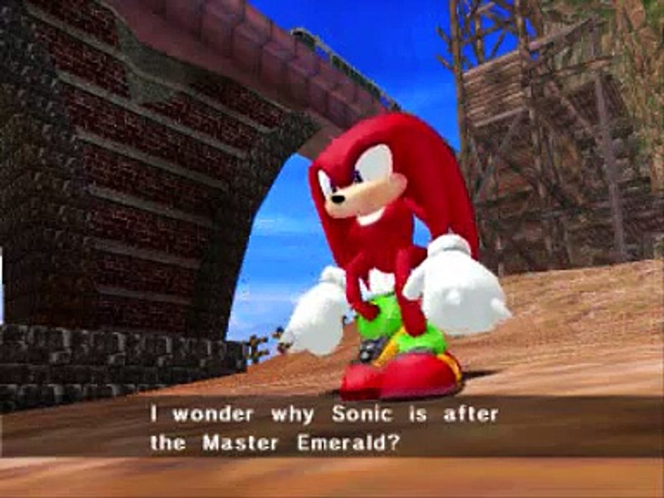 Sonic Adventure DX Director's Cut: Knuckles's Story (4) - Stage 3 ''Red Mountain''