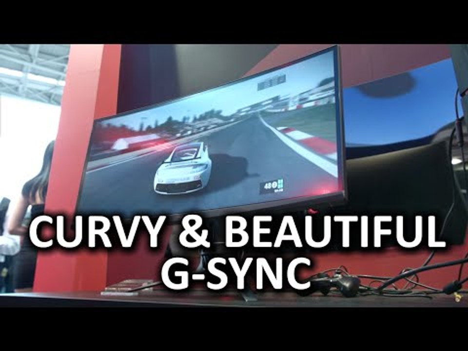 Curved 3440x1440 G-Sync & Flat FreeSync - ASUS Monitors at Computex 2015