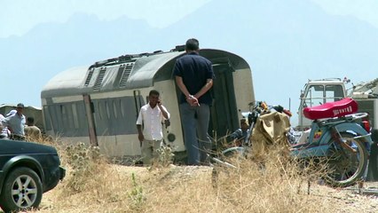 Tunisie: 17 morts, 70 blessés dans un accident de train