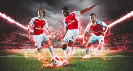 Arsenal présente son nouveau maillot home