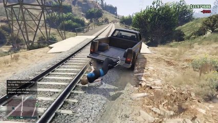 GTA Online - Vehicle Surfing and Bike Stunts