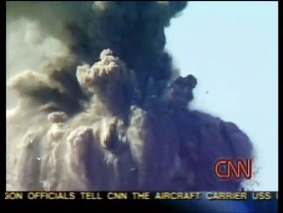 WTC-1 collapses from "9-11 Explosive Reality"