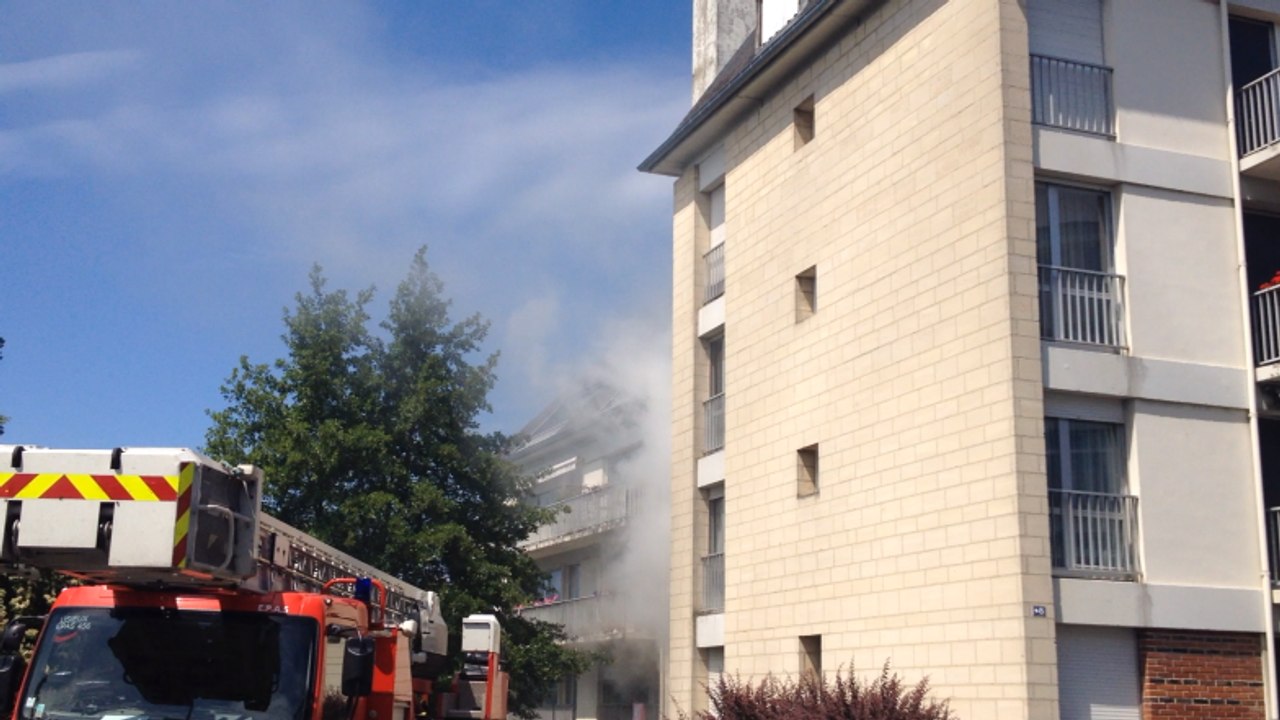 Incendie sans blessé 8, boulevard Carnot à Lisieux