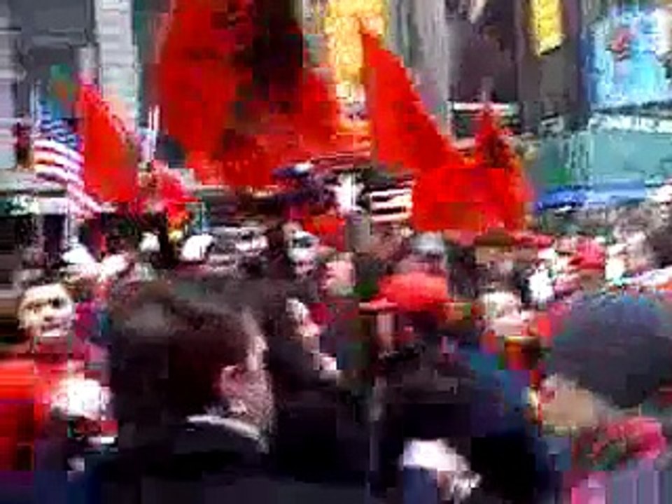 Kosova Independence Times Square NYC 3