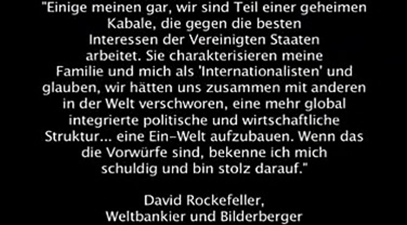 Freimaurer und Bilderberger Zitate