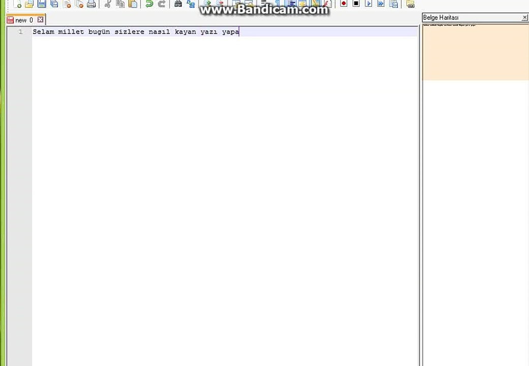 Sitenize veya Indexinize Kayan Yazı Ekleme