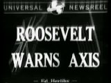 Roosevelt Warns Axis 1943/8/26