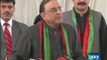 PPP stands with govt for strengthening democracy: Zardari