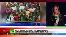 Nicolás Maduro juramenta como presidente encargado de Venezuela