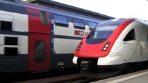 Rail: Swiss Trains at Geneva Station
