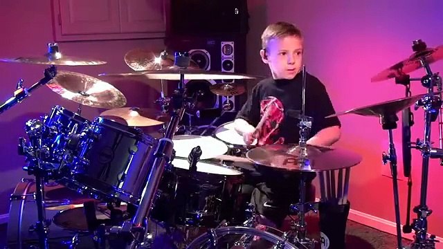 Everybody Wants Some, Van Halen Avery Molek, 7 year old Drummer