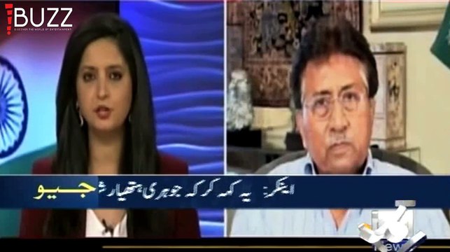 Ex-COAS Pervez Musharraf warns Indian media live - eBuzz.Pk