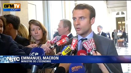 Macron: "Les mesures de la loi doivent s'appliquer rapidement dans la vie des Français"