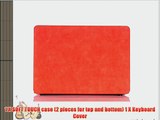 Macbook Pro 13 Retina CaseGogoing Leather Soft Shell Clip Snap-on Case   Matching Keyboard