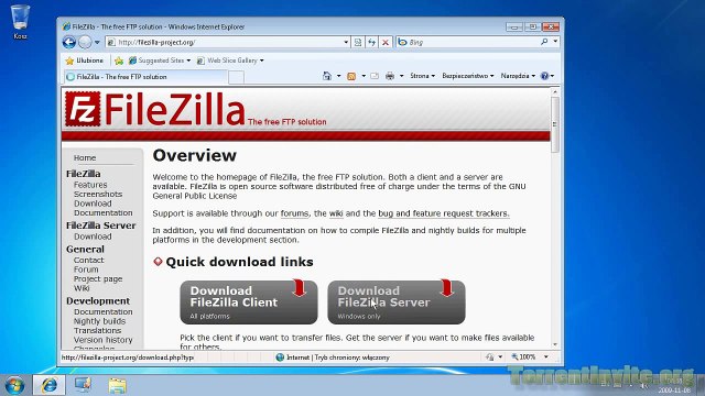 FileZilla Server Instalacja i konfiguracja