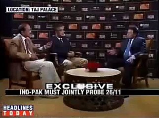 Gen Musharraf's reply to Indian journalist.