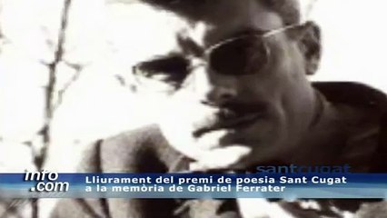 Lliurament del premi de poesia Sant Cugat a la memòria de Gabriel Ferrater