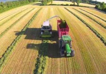 Drone Captures Hidden Beauty of Silage Farming