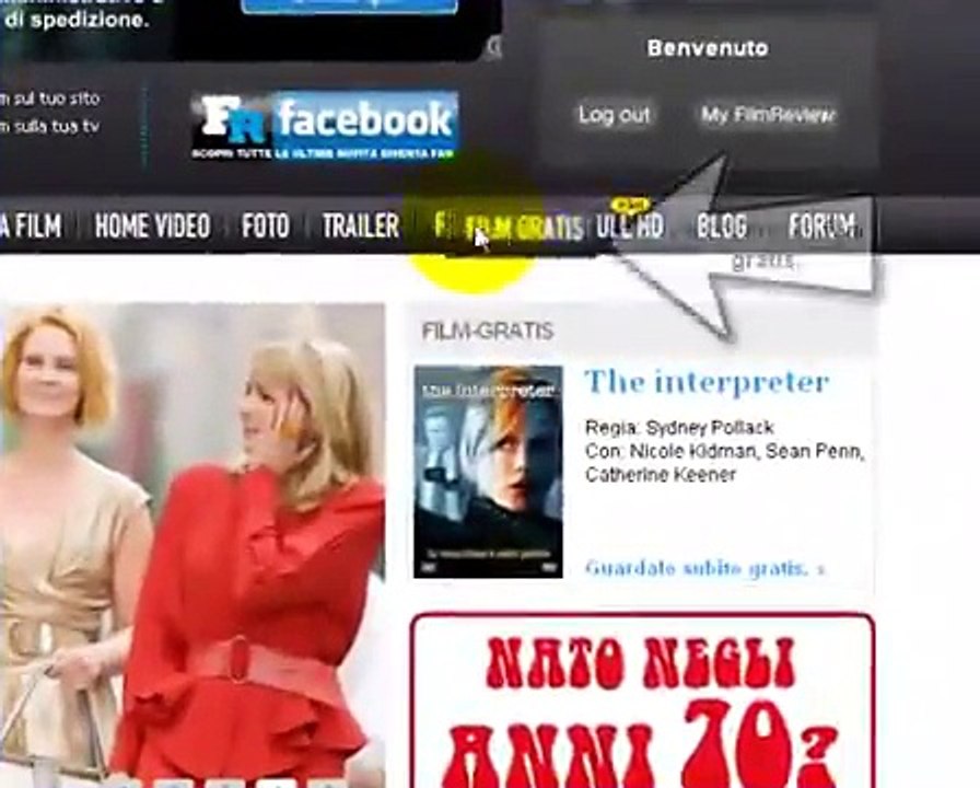 come vedere film gratis online in italiano.