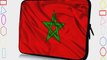 15 inch Rikki KnightTM Morocco Flag Design Laptop Sleeve