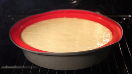 Bolo Crescendo dentro do forno