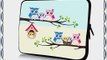 15 inch Rikki KnightTM Owl Bird Family illustration on Tree Design Laptop Sleeve
