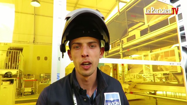 Salon du Bourget : une chaîne de montage d'avion reconstituée