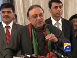 If efforts are made to agitate us we will respond accordingly: Zardari