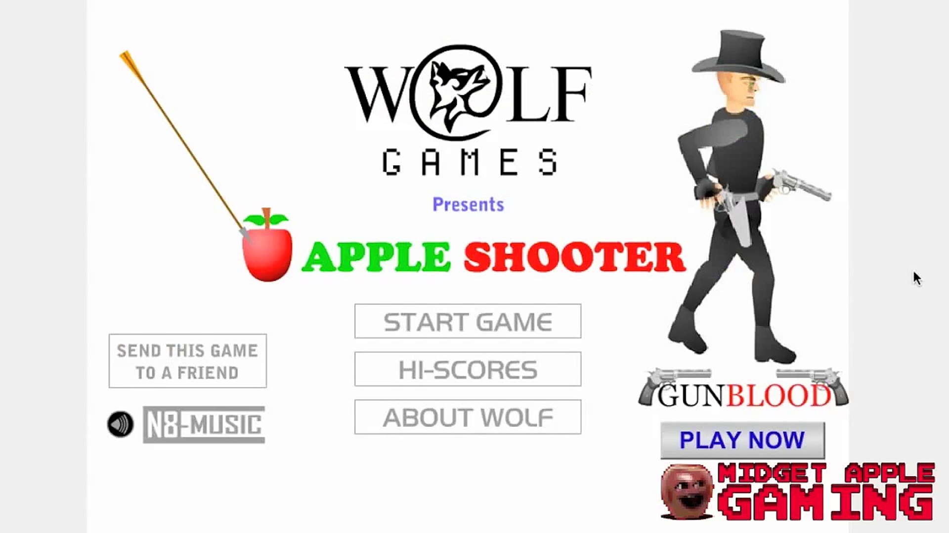 apple shooter wolf games