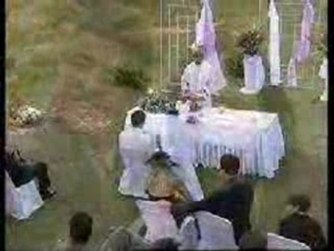 Valentina y Orestes se casan