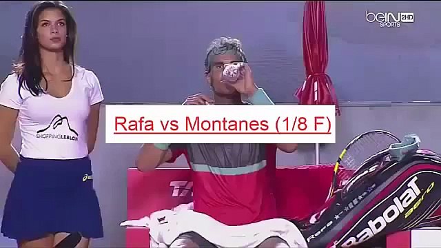 Beautyful HOT GIRL of Rafael NADAL funny moments tennis AEGON Championships (London) 2015