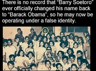 BARACK HUSSEIN OBAMA AKA BARRY SOETORO MUSLIM SOCIALIST TRYING TO DESTROY AMERICA