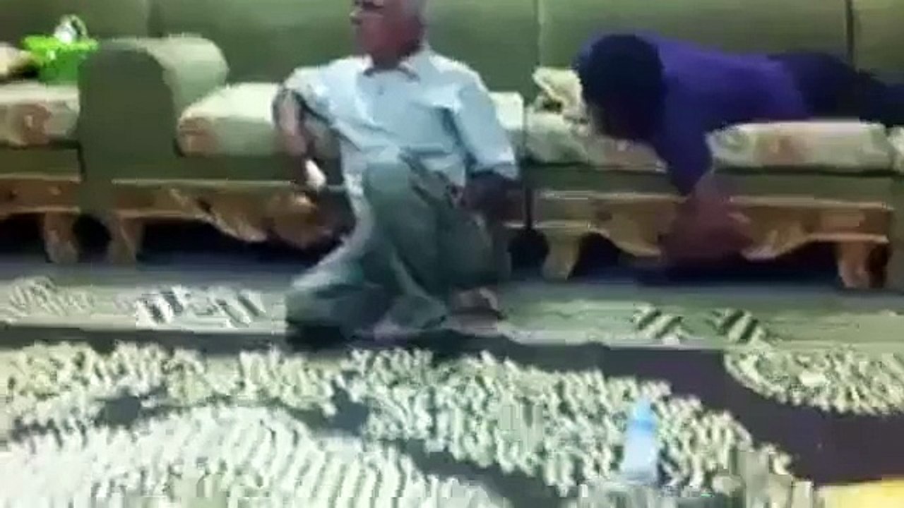 Son playing with his dad