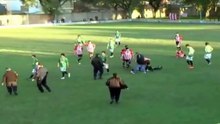 Argentinian player knockout punch to referee after being booked