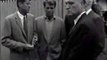 July 20, 1960 - Senator John F. Kennedy with brothers Edward and Robert, James Rowe and John Bailey