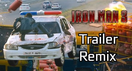 Iron Man 3 Hindi Trailer - Robot Remix