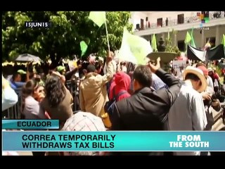 From the South - Correa Nips Opposition Protests in the Bud