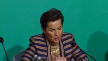 Christiana Figueres briefed the media on the outcomes of the conference.