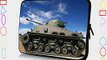 15 inch Rikki KnightTM Green Army Tank on Desert Background Design Laptop Sleeve