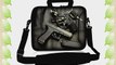 Gun and Key 13-13.3 Laptop Messenger Shoulder Bag Double Pocket Notebook Laptop Bag Sleeve