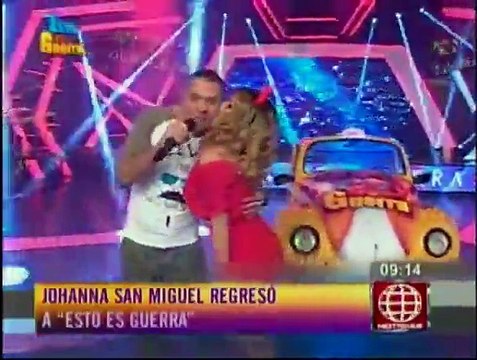 Esto es guerra : Johanna San Miguel regresó al 'reality'