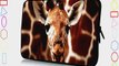17 inch Rikki KnightTM Giraffe cool Background Design Laptop Sleeve