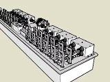 roll forming machine, Sketch animation,3d roll forming machine,sketchup,former machine