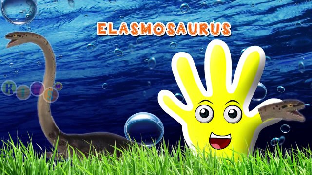3D Dinosaur Sea Animation Finger Family | Nursery Rhymes | KidsW | (Dinosaurs)