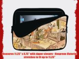 10 inch Rikki KnightTM Katsushika Hokusai Art Close to Mount Fuji Design Laptop sleeve - Ideal