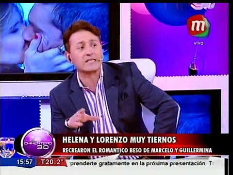 Copiaron el beso de Marcelo Tinelli y Guillermina Valdés